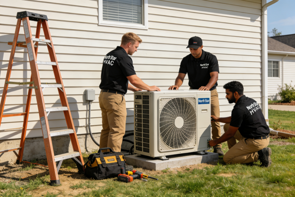 HVAC repair and installation in NYC technician