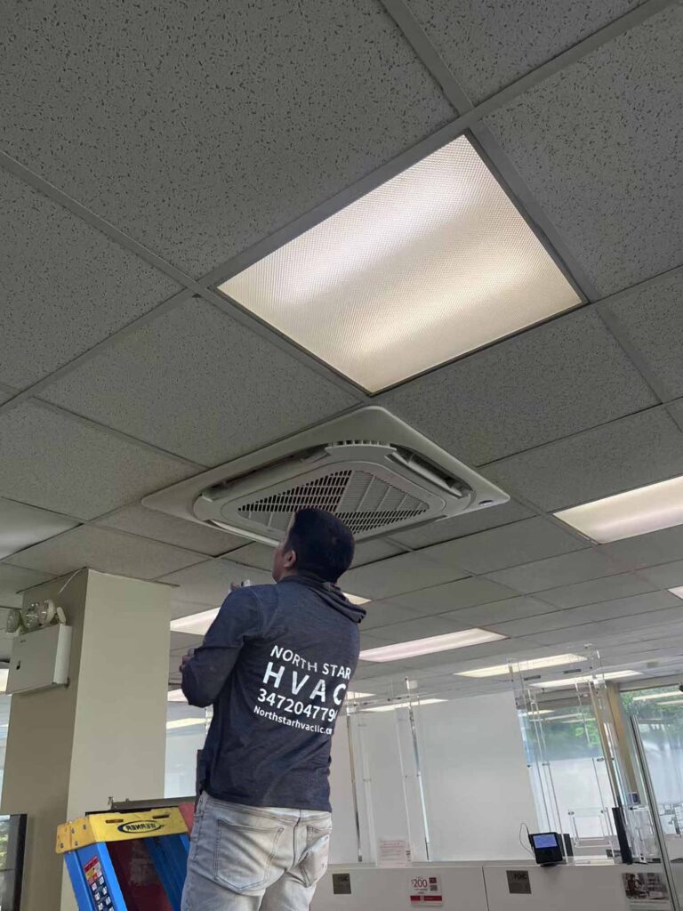 central air conditioning system testing and maintenance after installation in Queens NY 标题 Central AC installation testing and maintenance North star HVAC